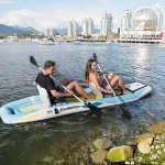 Aqua Marina Evolution 2-persoons opblaasbare kajak en SUP board actie kayak
