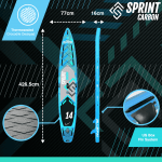 Bluefin Sprint Carbon 14'