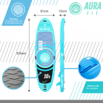 Bluefin Aura Fit 10'8" Yoga SUP