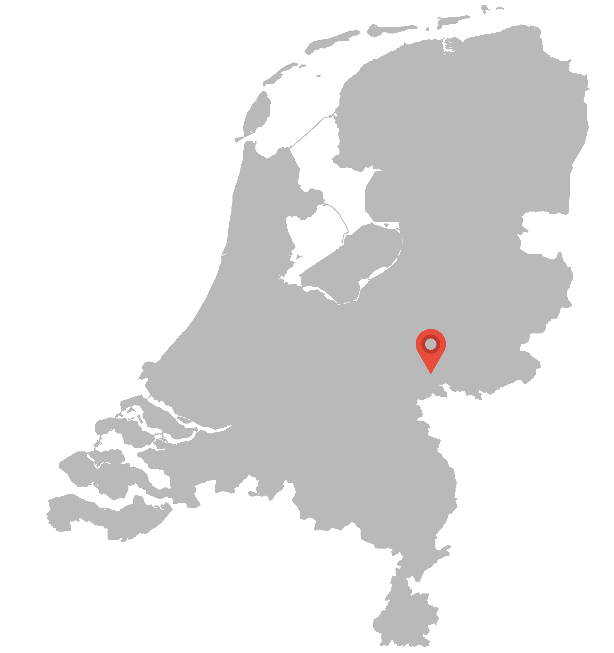 nederland kaart